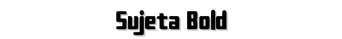 Sujeta Bold font